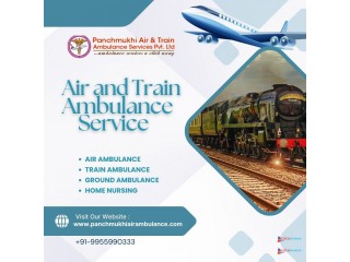 Panchmukhi  Air and Train Ambulance Services in Bilaspur Offer Life Saving Amenities