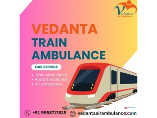 Fully Equipped Train Ambulance Service in Jammu for the Transportation of Critical Patients by Vedanta