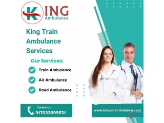 For Fast and Safe Transportation Pick King Train Ambulance in Kolkata