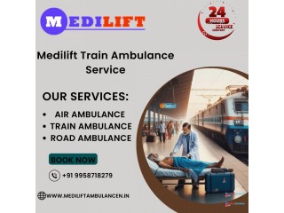 Medilift Train Ambulance in Patna provides Timely Patient Transfer