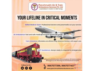 Choose Cost-Effective Air and Train Ambulance Services in Udaipur by Panchmukhi