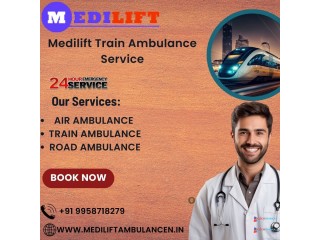 Medilift Train ambulance in Mumbai is the sickest patient transport service