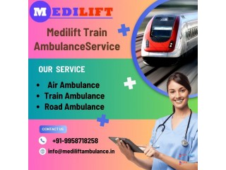 Medilift Train Ambulance in Lucknow Provide the Express Trains for Shifting