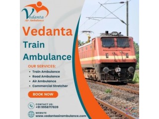 Vedanta Train Ambulance Service in Ranchi with ICU Facility & Medical Team