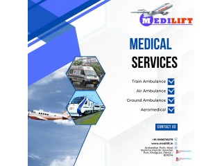 The most reputed company is Medilift Train Ambulance Services in Guwahati