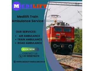 Medilift Train Ambulance Take Proper Safety Measures during Transfer in Laknow