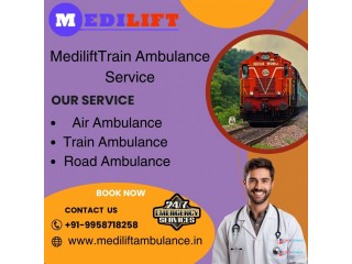 Opt for Medilift Train Ambulance in Kolkata for Top Rated medical patient Transfer Services