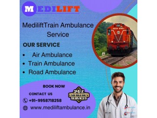 Choose Medilift Train Ambulance in Chennai and ensure safe and quick medical transport