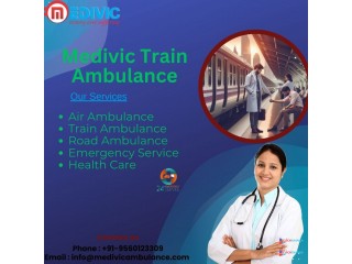 Medivic Train Ambulance Service in Patna offers essential medical transportation