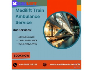 Medical Transfer from Medilift Train Ambulance in Allahabad is Safe and Easily Possible