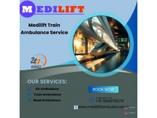 Travel Easy, Smooth, and Safe with Medilift Train Ambulance in Lucknow