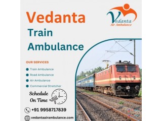 Reliable Train Ambulance Service in Hyderabad with Advanced Life Support, Book Vedanta Today