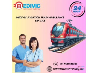 Medivic Aviation Train Ambulance Service in Kolkata comes with life saving medical equipment