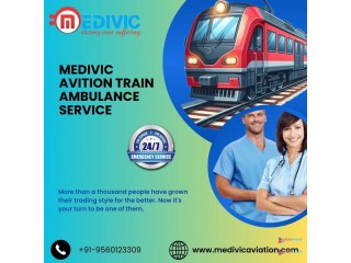 Medivic Aviation Train Ambulance Service in Mumbai provides excellent services to patients