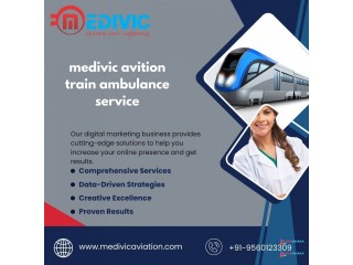 Medivic Aviation Train Ambulance Service in Bangalore allows patients to be transferred to their location