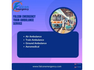 Falc Emergency Train Ambulance in Varanasi offers completely safe medical transfers