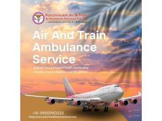 Hire Panchmukhi Air and Train Ambulance Services in Udaipur for Medical Need