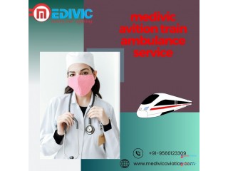 Book Medivic Aviation Train Ambulance Services in Bangalore for Ventilator Assisted Transfer