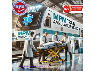 MPM Train Ambulance in Patna provides Continuous Care during the Journey