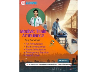 Book Medivic Train Ambulance Service in Ranchi at low charges