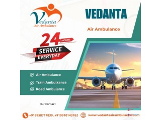 Hire Vedanta Air Ambulance Service in Gorakhpur at an Affordable Price with Advanced Medical Equipment