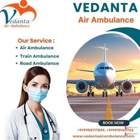 hire-the-classy-vedanta-air-ambulance-service-in-siliguri-with-a-modern-icu-facility-at-a-minimal-cost-big-0