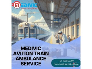 Patients get continuous care with Medivic Aviation Train Ambulance Service in Ranchi