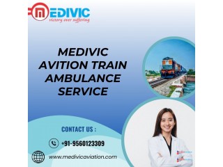 Medivic Aviation Train Ambulance Service in Kolkata provides the best care to patients