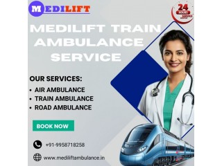 Medilift Train Ambulance Services' contact is for safety.