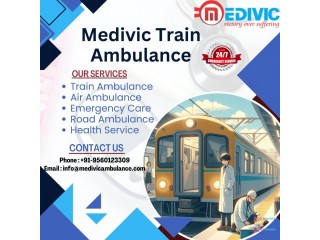 Medivic Train Ambulance in Kolkata provides the best Transfer Journey your Patients