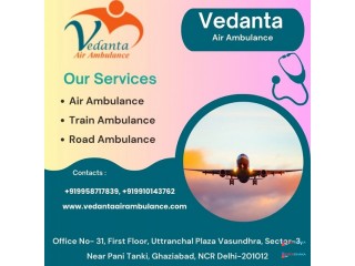 Take Risk-Free Patient Transfer Air Ambulance Service in Amritsar by Vedanta