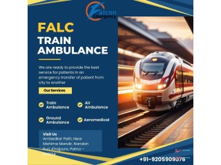 The FALC Emergency Train Ambulance in Ranchi has an intensive care unit