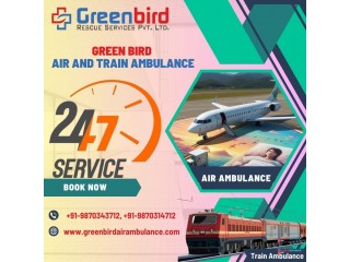 Greenbird Air and Train Ambulance in Bhubaneswar is a best option for Long-distance Transfer