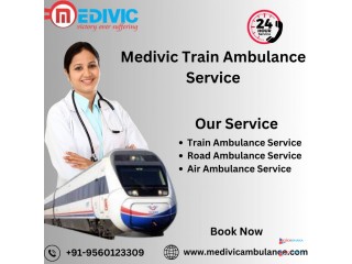 Medivic Train Ambulance in Jamshedpur Offers Excellent Medical Relocation Services