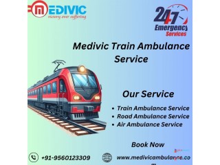 Select Medivic Train Ambulance in Lucknow for 24-hour Medical Transfer Service