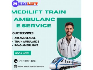 Medilift Train Ambulance in Jamshedpur is a Great Option for Moving Patients