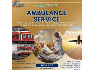 Best Medical Care is provided by FALC Emergency Train Ambulance in Patnac