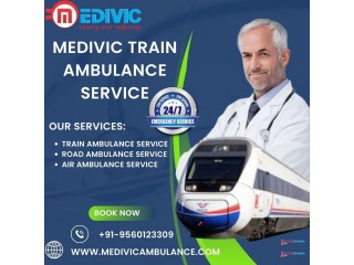 Medivic Train Ambulance Service in Darbhanga ensures Sufficient Care while Traveling