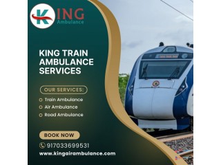 King Train Ambulance Service in Bangalore is hired during medical shifting