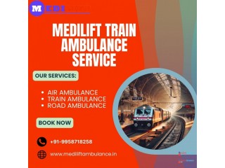 Medilift is working tirelessly to provide Train Ambulance Services in Bhopal