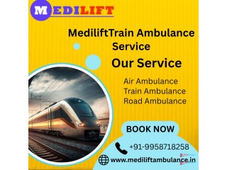 Medilift Train Ambulance in Ranchi provides a highly accessible medical transfer service