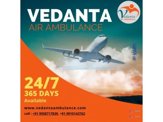 Hire an Air Ambulance in Guwahati with an Advanced Medical System by Vedanta