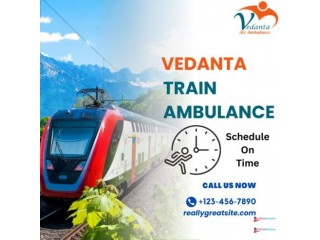 Vedanta Train Ambulance Service in Guwahati for Trustworthy Emergency Transportation with ICU Facility