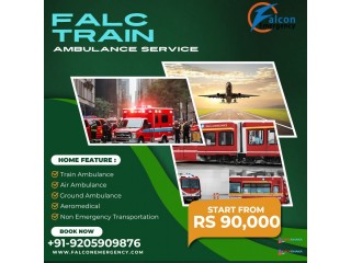 Choose FALC Emergency Train Ambulance Services in Patna for Hassle-free Travel