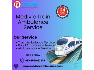 Medivic Train Ambulance Services in Allahabad ensure adequate care during the journey