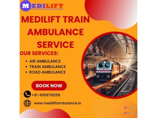 Get the best patient health observation with Medilift Train Ambulance Services in Jabalpur