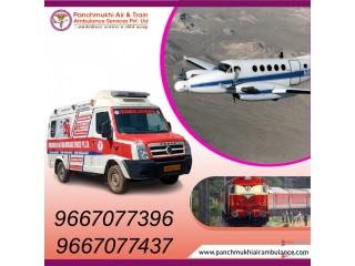 Use Air and Train Ambulance from Patna with Dedicated Medical Team by Panchmukhi