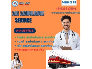 Sky Train Ambulance in Patna is the best option for a Comfortable Transfer