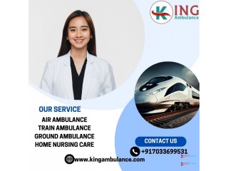 For total care choose King Train Ambulance Service in Varanasi