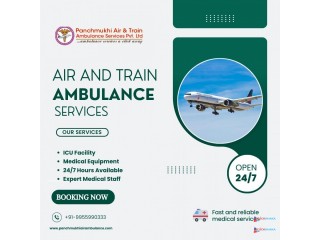 Without Any Hassle, Avail of Panchmukhi Air and Train Ambulance Services in Indore